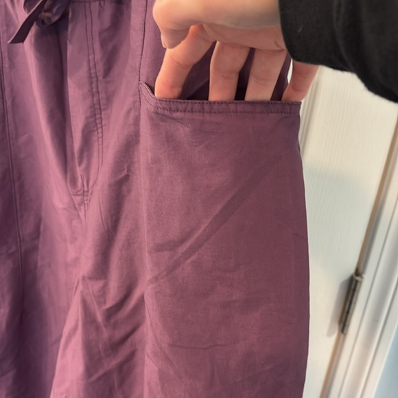 NWOT Free People Fresh Start Pants in Black Tea Mulberry, size XL - Picture 6 of 11